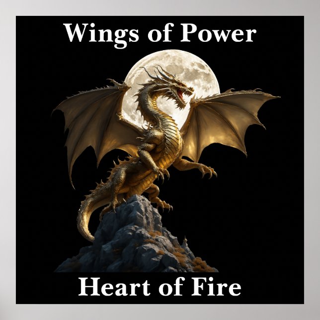 Poster Arrasamento do Dragão Fierce (Frente)