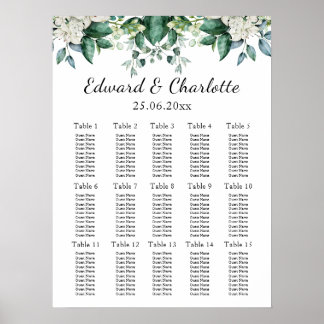 Poster Array impressionante de Casamento Floral