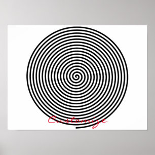 Poster Arredondar Hypnosis Espiral Thunder_Cove