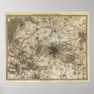 Poster arredores de Paris