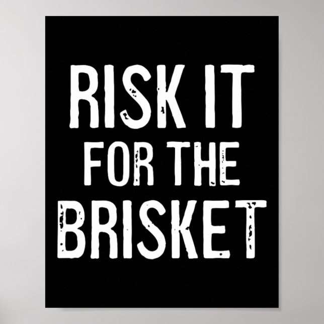 Poster Arriscar Pelo Brisket (Frente)