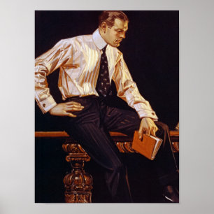 Poster Arrow shirt Collars, 1914, por J. C. Leyendecker