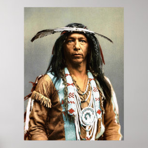 Póster Arrowmaker, um Ojibwa corajoso, 1903