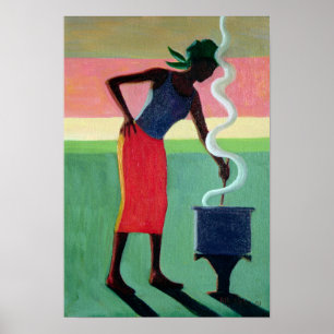 Póster Arroz 2001 do cozinhar