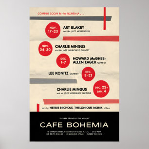 Poster Art Blakey - Charles Mingus pôster de jazz - No