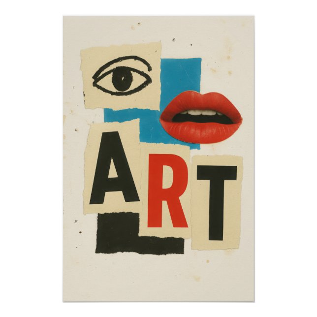 Póster Art Collage Affiche (Frente)