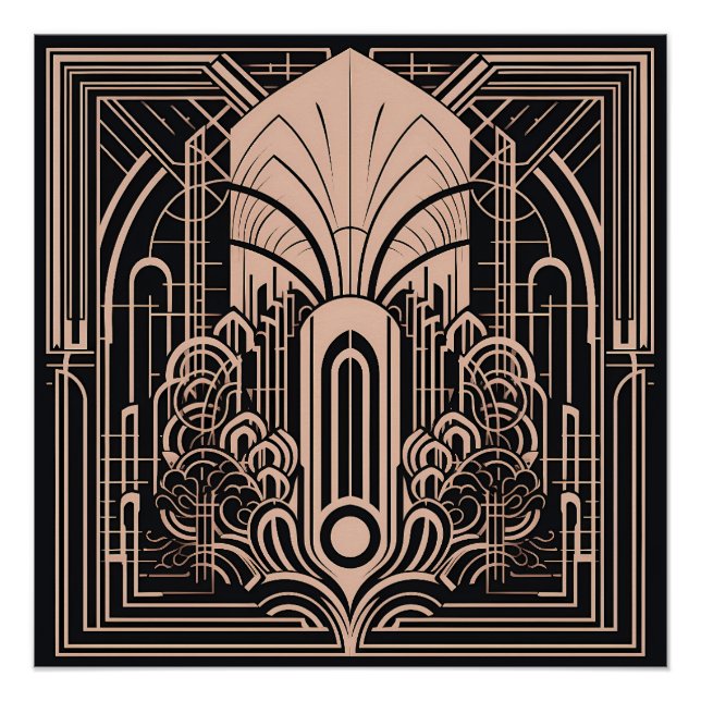 Póster Art Deco (Frente)