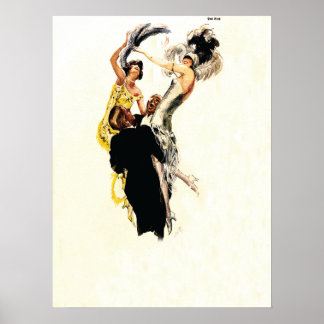 Póster Art Deco 1920 Jazz Age