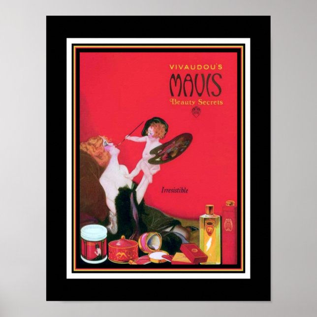 Poster Art Deco 1920, Mavis Perfume Ad (Frente)