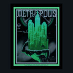 Poster Art Deco 1927, Filme "Metropolis"<br><div class="desc">Art Deco poster para o filme de 1927 "Metropolis" com famosa citação "Vamos todo relógio enquanto o mundo vai para o diabo"</div>