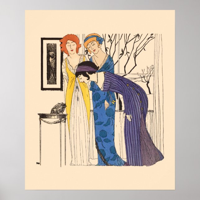 Poster Art Deco 3, Paul Poiret Vresses de Paul Iribe (Frente)