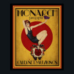 Póster Art Deco Ad para Monarch Cabernet 16 x 20<br><div class="desc">Bonita,  vintage,  Poster de Anúncio Art Deco para Monarch Cabernet Sauvignon 16 x 20.</div>