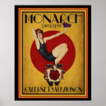 Póster Art Deco Ad para Monarch Cabernet 16 x 20<br><div class="desc">Bonita,  vintage,  Poster de Anúncio Art Deco para Monarch Cabernet Sauvignon 16 x 20.</div>