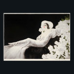 Poster Art Déco, Blossom do Amor<br><div class="desc">1937 | Estilo: Art Déco,  Love's Blossom,  do pintor francês Louis Icart. Uma elegante pintura clássica vintage.</div>