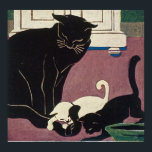 Poster Art Deco Cats<br><div class="desc">Deco de Arte Personalizável Original,  Poster de Arte Alterada</div>