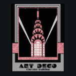 Poster Art Deco Chrysler Building<br><div class="desc">Se você optar por fazer o download, a sua loja Walgreen local fará posters de conselho do seu download em tamanhos diferentes e em várias texturas a um preço muito bom. Às vezes com desconto. Uma dica do meu amigo dos EUA. Para o Reino Unido, veja "Digital Printing" (Impressão digital)...</div>