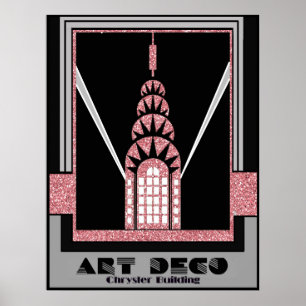 Poster Art Deco Chrysler Building