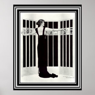 Poster Art deco da "tela" 16 x 20 de Coles Phillips