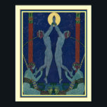 Póster Art Deco "Danses de Jadis" por George Barbier<br><div class="desc">Art Deco "Danses de Jadis",  por George Barbier 11 x 14</div>