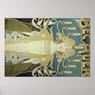 Póster Art deco de Alphonse Mucha
