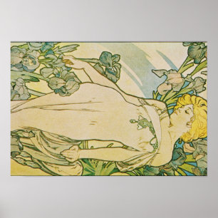 Póster Art deco de Alphonse Mucha