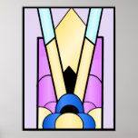 Poster Art Deco Design<br><div class="desc">design de deco de poster que você pode personalizar com qualquer texto de sua escolha. Se precisar de ajuda para personalizar,  entre em contato conosco através do link desta página. Poster de arte.</div>