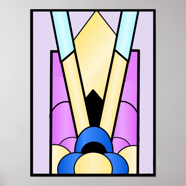 Poster Art Deco Design (Frente)