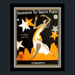 Poster Art Deco "Embaixo da Lua do Harlem"<br><div class="desc">1932,  cobrir musical de Art Deco para "Underneath the Harlem Moon"</div>