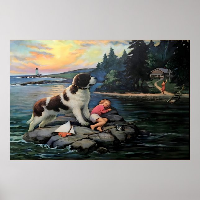 Poster Art Deco Encontrado por Edward Mason Eggleston (Frente)