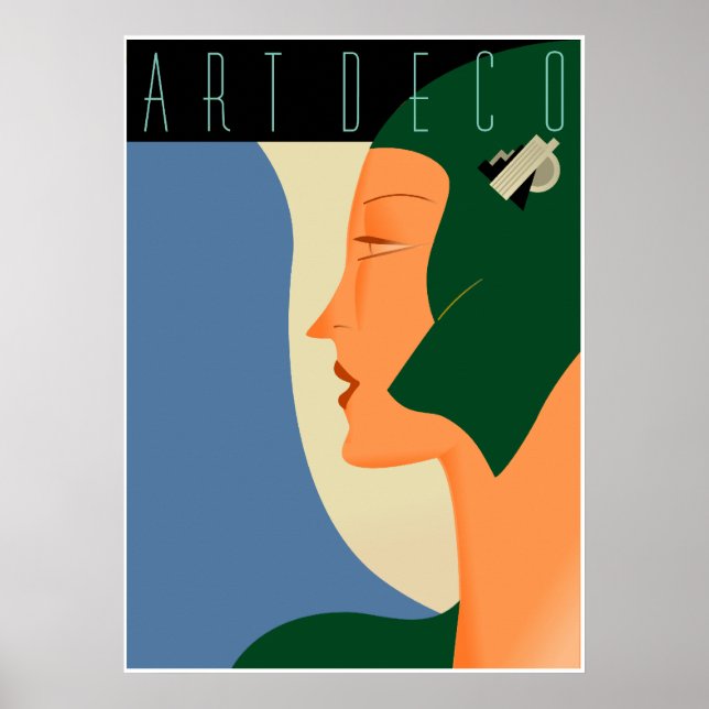 Póster Art Deco Fashion 01 (Frente)