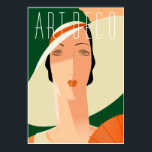 Póster Art Deco Fashion 02<br><div class="desc">Ao longo das décadas de 1920 e 30,  quando a arte deco estava no seu auge,  sua influência estava em todo lugar,  da arquitetura à moda,  do design de bens domésticos à publicidade. Como sempre moderno,  é elegância racionalizada ainda está conosco hoje.</div>