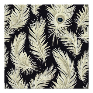 Póster Art Deco Feather Standard