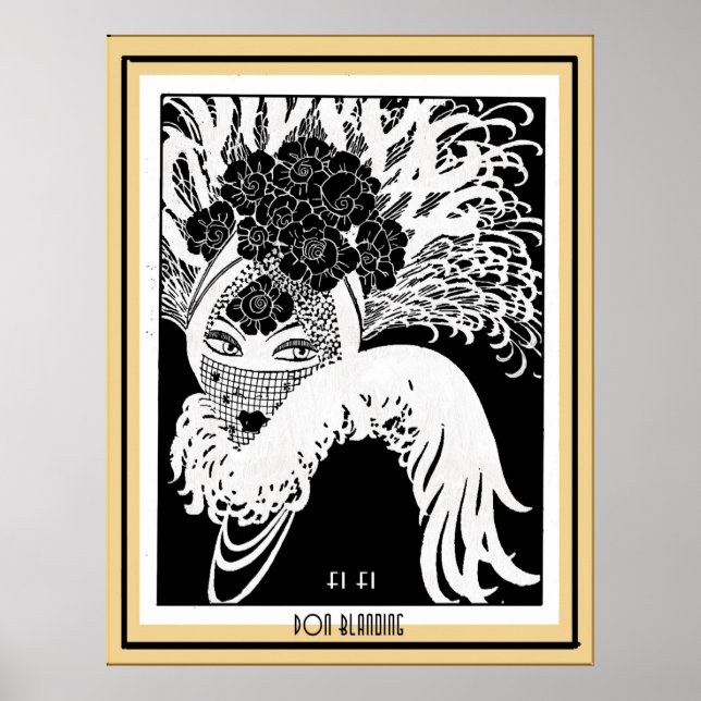 Poster Art Deco "Fi FI" Don Banding Art (Frente)