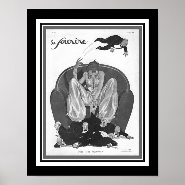 Poster Art Deco "Fin De Saison" 1931 (Frente)