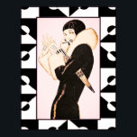 Poster Art Deco Flapper (René Vincent 1920/30)<br><div class="desc">Se você optar por fazer o download, a sua loja Walgreen local fará posters de conselho do seu download em tamanhos diferentes e em várias texturas a um preço muito bom. Às vezes com desconto. Uma dica do meu amigo dos EUA. Para o Reino Unido, veja "Digital Printing" (Impressão digital)...</div>