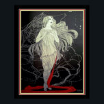 Poster Art Deco "Girl & The Spider Web" 16 x 20<br><div class="desc">Único,  e bonito,  Impressão de Art Deco "Girl & The Spider Web" cerca de 1926</div>