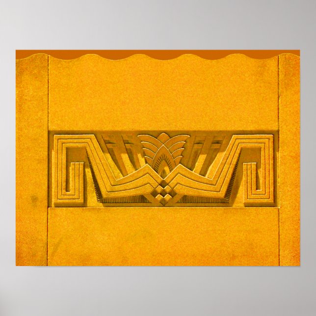 Poster Art Deco-Impressão (Frente)
