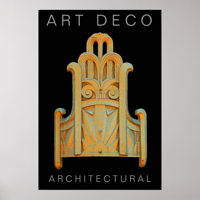 Póster Art Deco-Impressão (Frente)