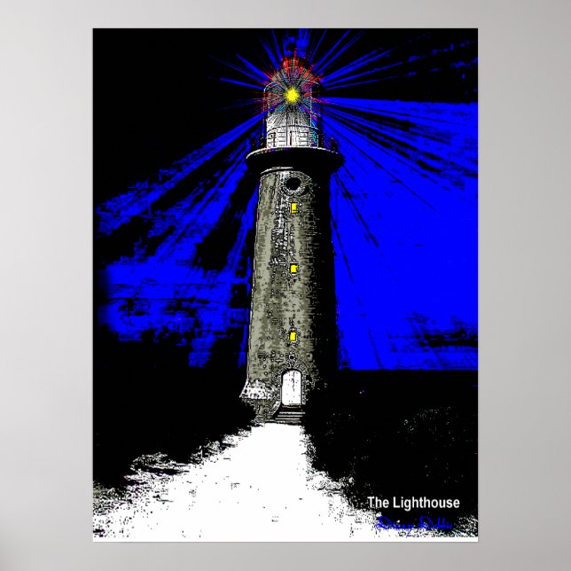 Poster Art Deco Lighthouse (Frente)