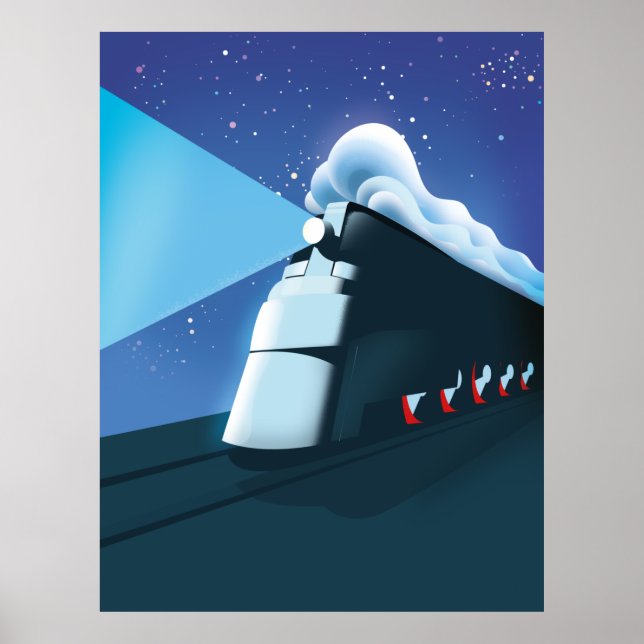 Poster Art Deco Locomotive (Frente)