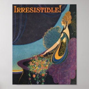 Póster Art Deco Mavis Perfume Anúncio