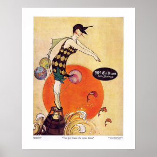 Póster Art Deco McCallum Hosiery