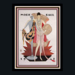 Póster Art Deco Mode Ball 1928 12 x 16 Wall Art<br><div class="desc">Impressão de Deco de Bola de Modo - 12 x 16</div>
