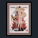 Póster Art Deco Mode Ball 1928 12 x 16 Wall Art<br><div class="desc">Impressão de Deco de Bola de Modo - 12 x 16</div>