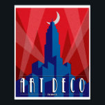 Poster - Art Deco Ollywood<br><div class="desc">Art Deco Poster de Ollywood. ART DECO e Art Nouveau são uma filosofia internacional e estilo de arte,  arquitetura e arte aplicada - especialmente as artes decorativas - que foram mais populares entre 1890 e 1910.</div>