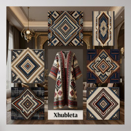 Poster Art Deco Opulence Geometric Patterns I HER_XHU_001