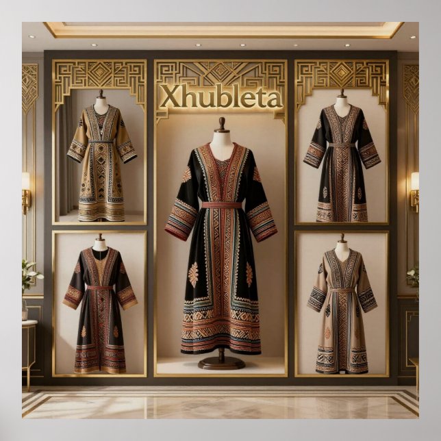 Poster Art Deco Opulence GeometricPatternsVIIIHER_XHU_001 (Frente)