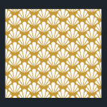 Poster Art Deco, padrão floral geométrico sem costura.<br><div class="desc">Arte Deco Padrão Invisível. Textura decorativa geométrica Floral. Vintage deixa na moda. Ilustração de concha de abstrato. Mergulhe no charme floral geométrico de Art Deco. A Arte Geométrica Deco encontra a beleza floral nesta textura de na moda. shell, ilustração, deco, vitoriano, laser, abstrato, fundo, padrão, flor, textura, decor, moda, vintage,...</div>