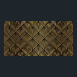 Poster Art Deco Pattern. Serralheiro preto sem costura e<br><div class="desc">Art Deco Pattern. Fundo preto e ouro sem costura. Escala ou concha o ornamento crocante. Design geométrica minimalista. Linhas de safra. Motivos dos anos 1920-30. Ilustração da safra do luxo</div>