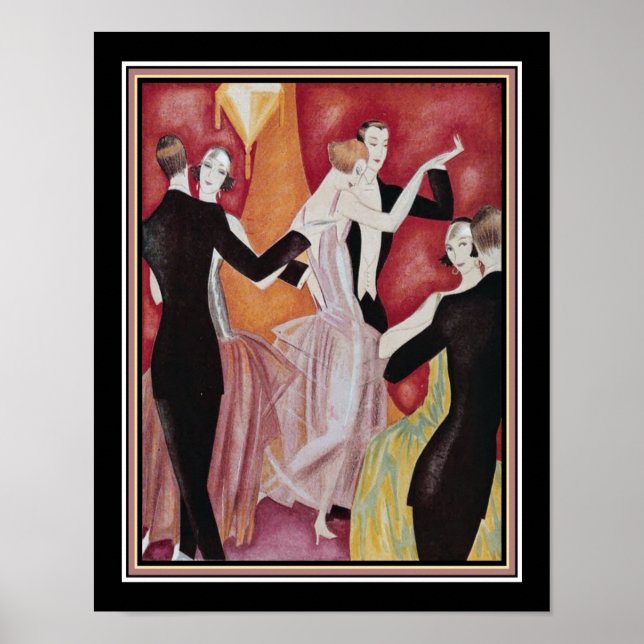 Poster Art Deco Roaring 20.00 Dancers (Frente)